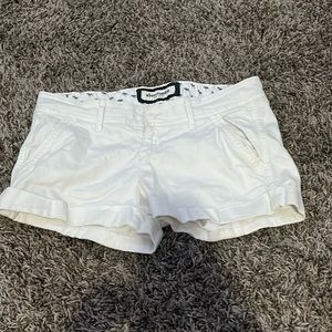 Abercrombie white shorts